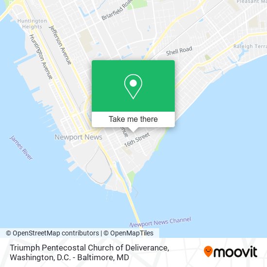 Triumph Pentecostal Church of Deliverance map