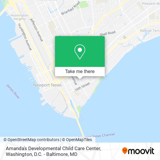Amanda's Developmental Child Care Center map