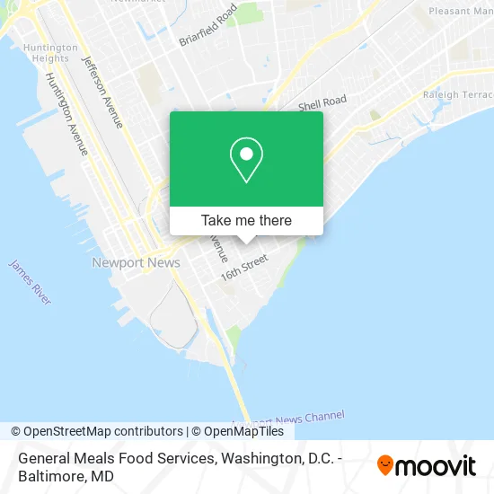 General Meals Food Services map