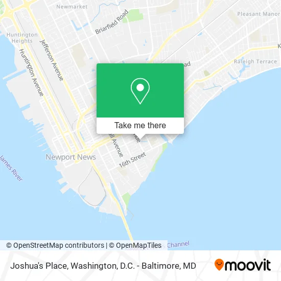 Mapa de Joshua's Place