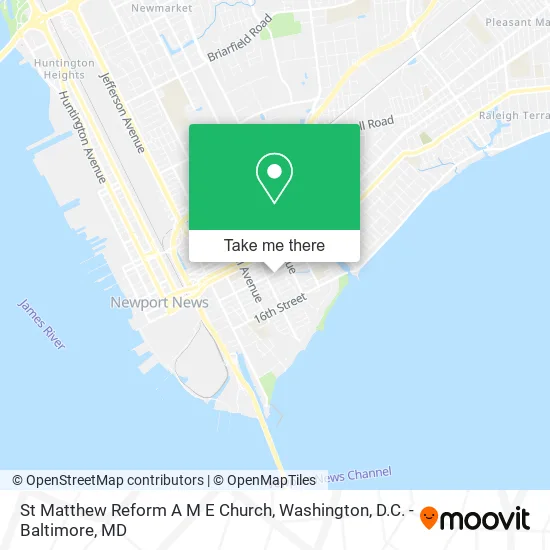 St Matthew Reform A M E Church map