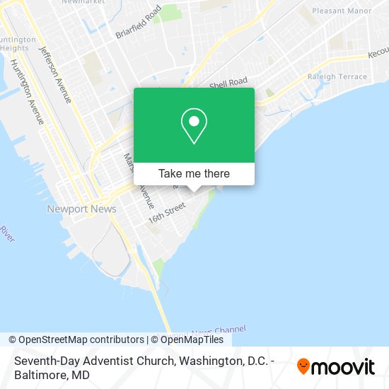 Seventh-Day Adventist Church map