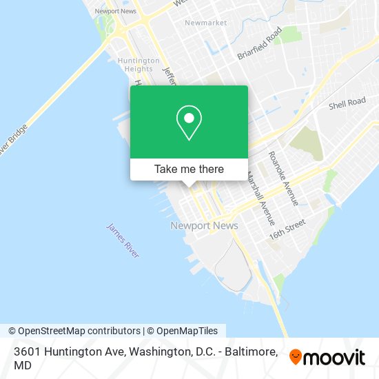 3601 Huntington Ave map