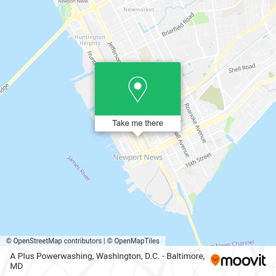 A Plus Powerwashing map