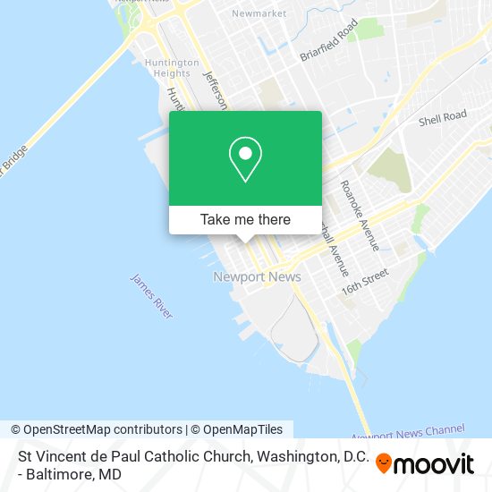 St Vincent de Paul Catholic Church map
