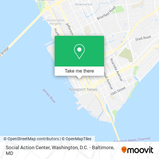 Social Action Center map