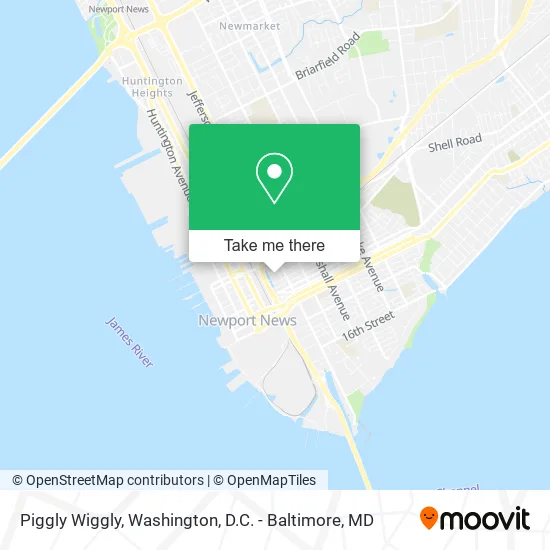 Piggly Wiggly map