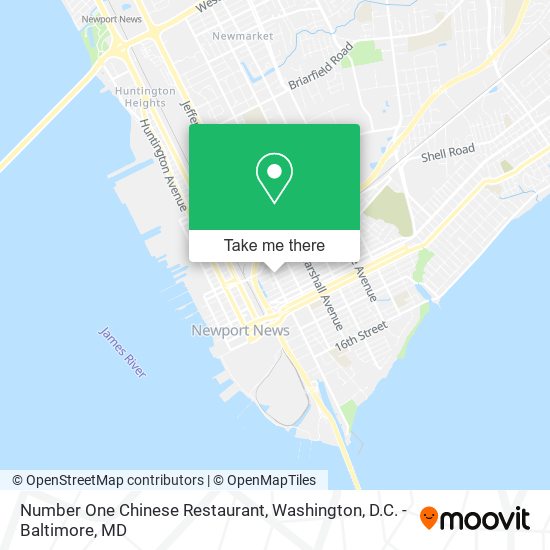 Number One Chinese Restaurant map