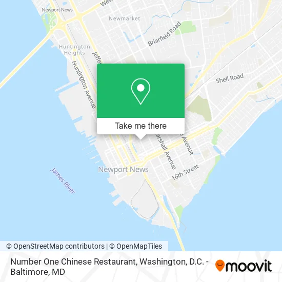 Number One Chinese Restaurant map