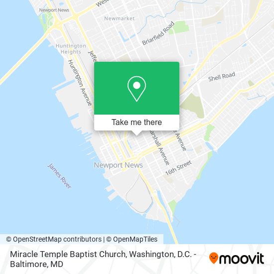 Miracle Temple Baptist Church map