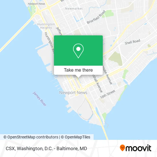 CSX map