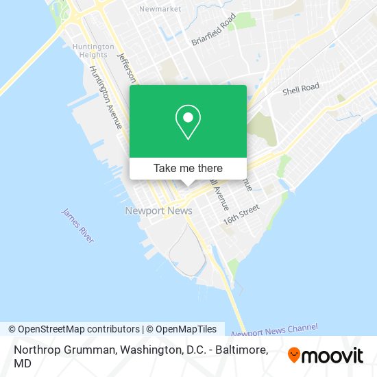 Northrop Grumman map