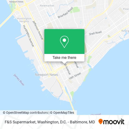 F&S Supermarket map