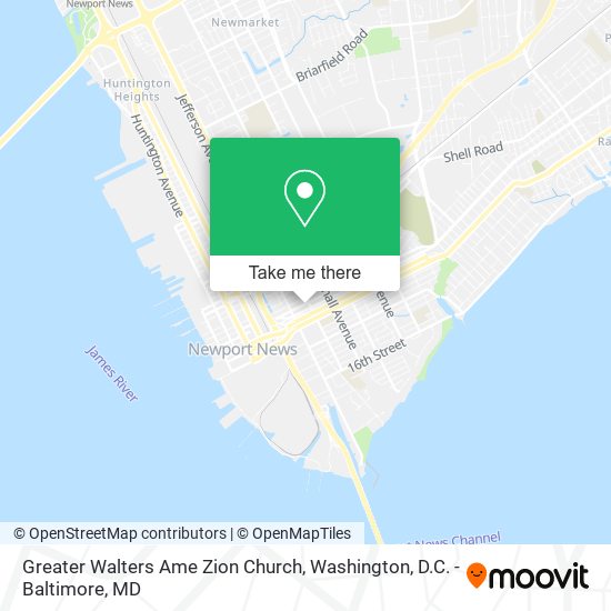 Mapa de Greater Walters Ame Zion Church