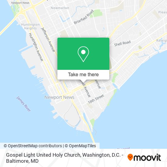 Gospel Light United Holy Church map