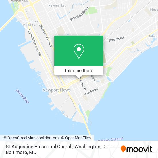 St Augustine Episcopal Church map