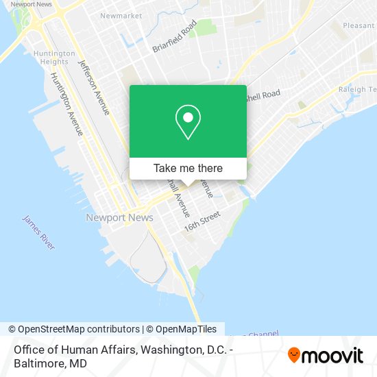 Office of Human Affairs map