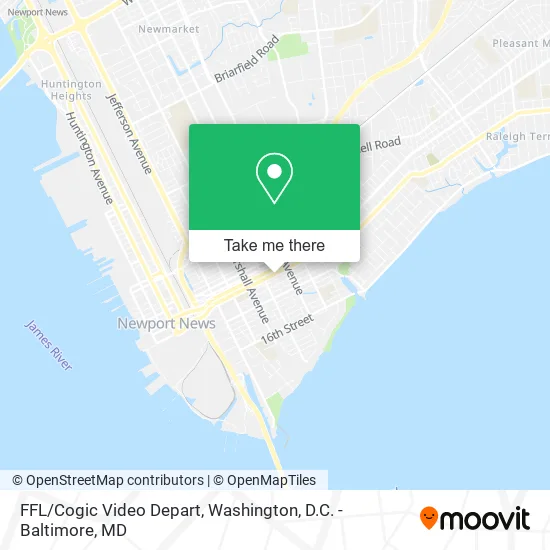 FFL/Cogic Video Depart map