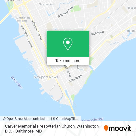 Carver Memorial Presbyterian Church map