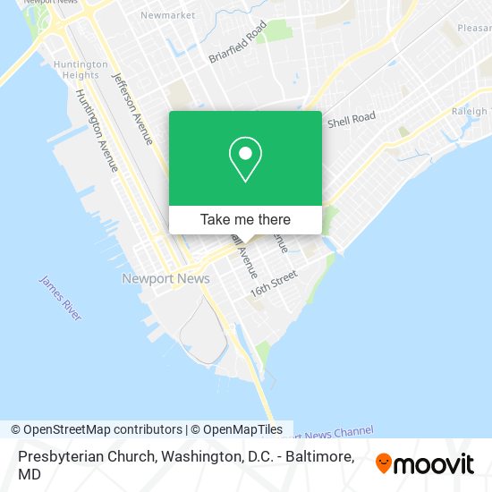 Presbyterian Church map