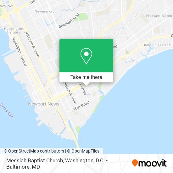 Mapa de Messiah Baptist Church