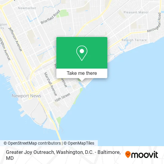 Greater Joy Outreach map