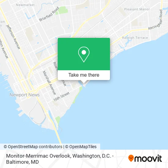 Monitor-Merrimac Overlook map