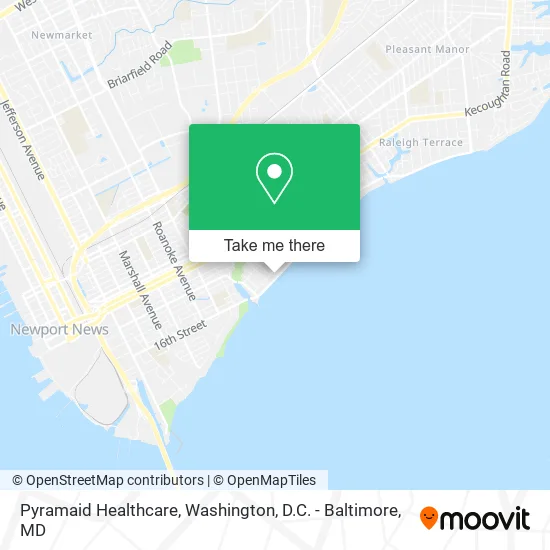 Pyramaid Healthcare map