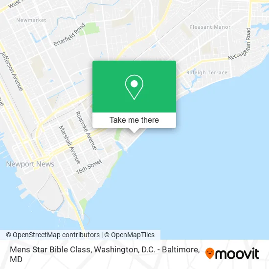 Mens Star Bible Class map