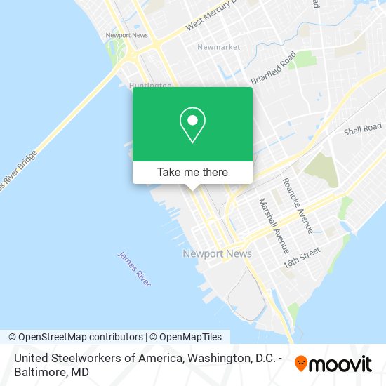 Mapa de United Steelworkers of America