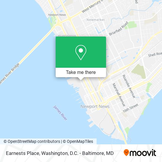 Earnests Place map