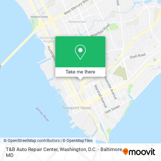 T&B Auto Repair Center map