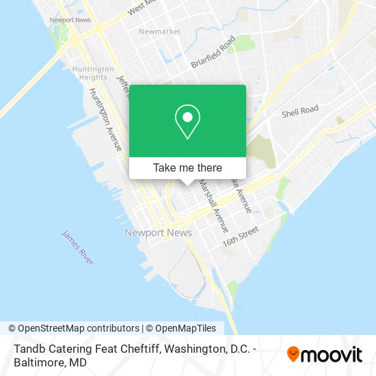 Tandb Catering Feat Cheftiff map