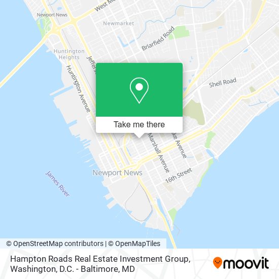 Hampton Roads Real Estate Investment Group map