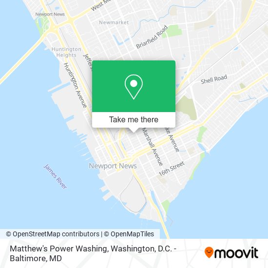 Matthew's Power Washing map