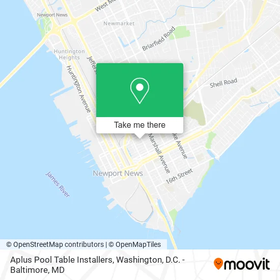 Aplus Pool Table Installers map