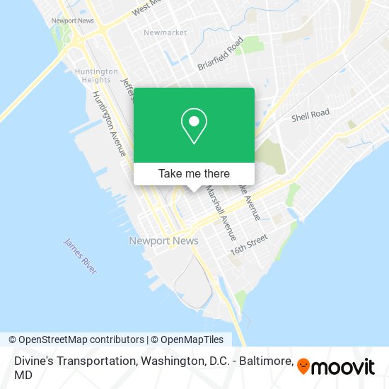 Divine's Transportation map