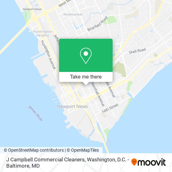 J Campbell Commercial Cleaners map