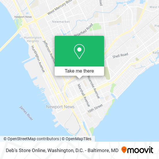 Deb's Store Online map