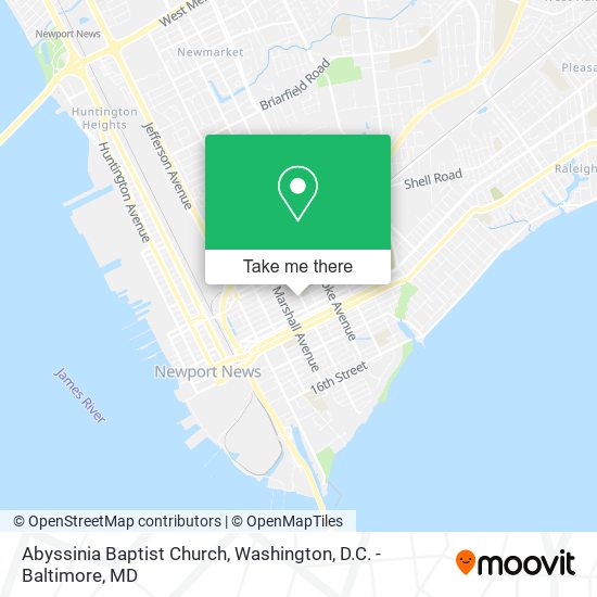 Abyssinia Baptist Church map