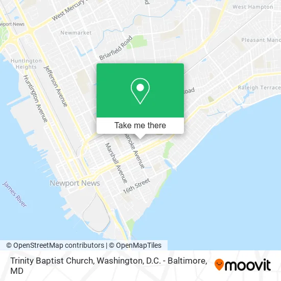 Trinity Baptist Church map
