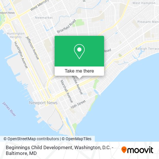 Beginnings Child Development map