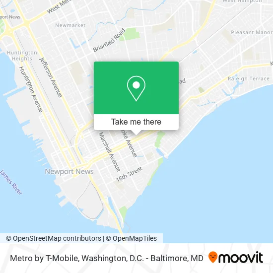 Metro by T-Mobile map