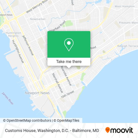 Customs House map