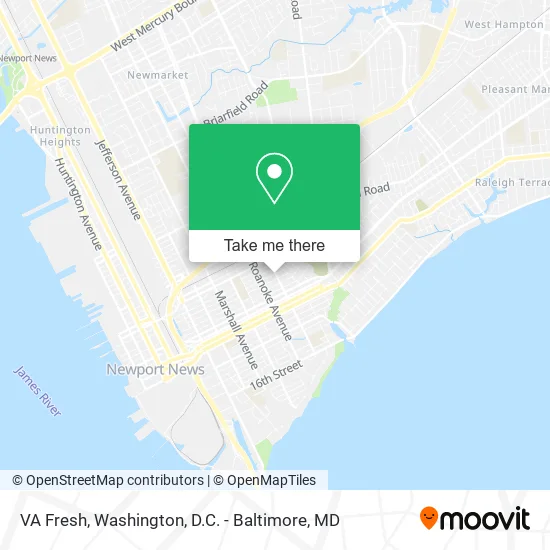 VA Fresh map