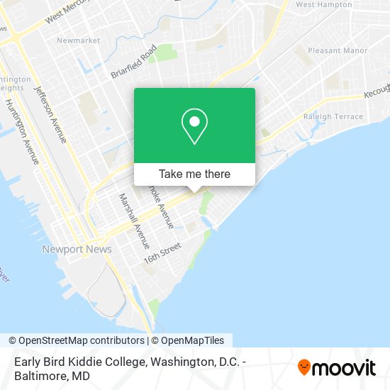 Early Bird Kiddie College map