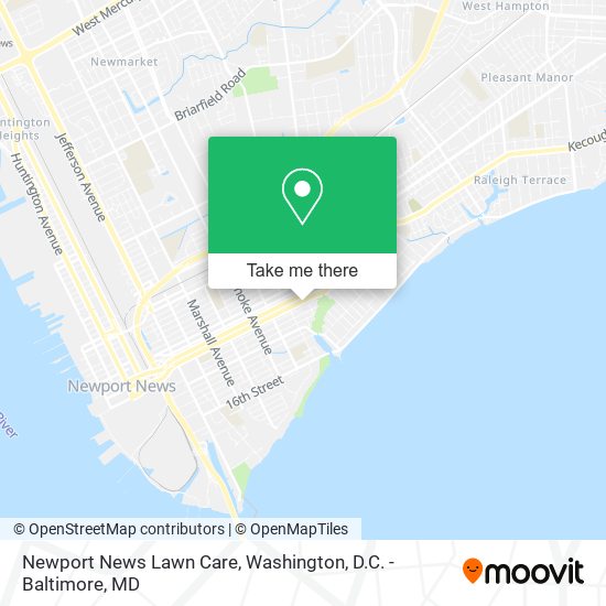 Newport News Lawn Care map