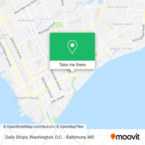 Daily Stops map