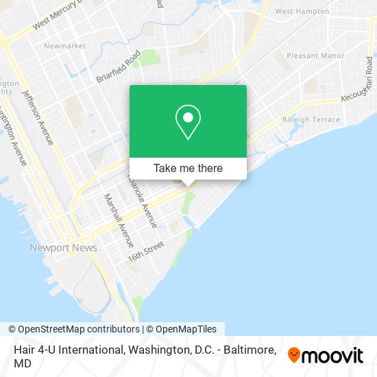 Hair 4-U International map