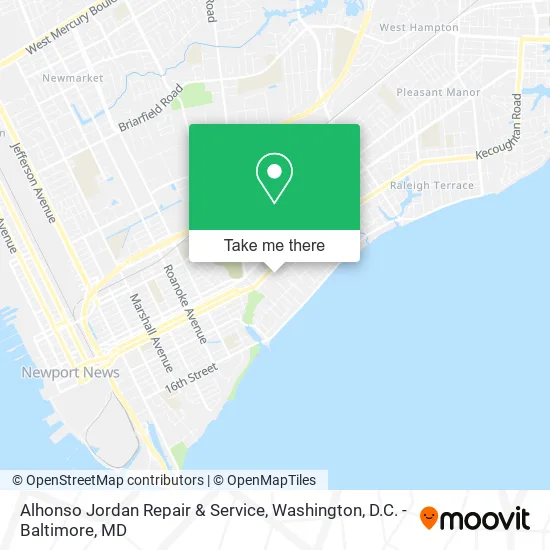 Alhonso Jordan Repair & Service map